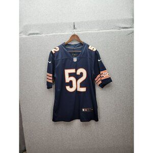 Chicago Bears NFL Nike Dri-Fit Khalil Mack #52 Jersey Navy Blue S